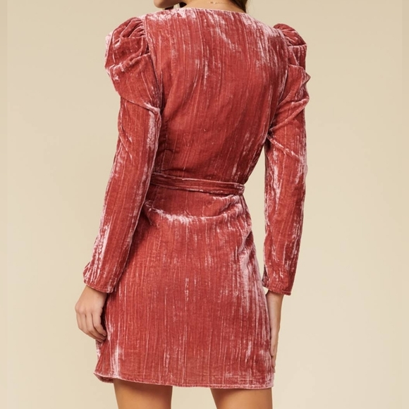 ADELYN RAE PRISCILLA Faux WRAP DRESS size Small - Picture 3 of 14